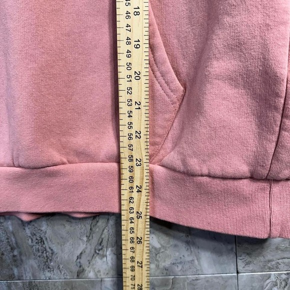 Embroidered Paris France Pink  hoodie Woman's Large tourist #ParisianChic - Picture 5 of 6